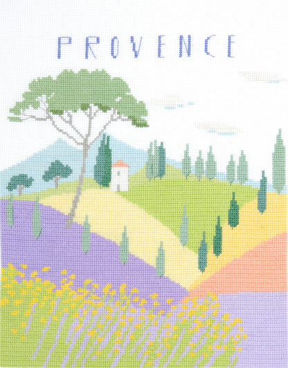 Kit punto de cruz DMC "Provence - Colección Diseñadoras" - BK1980
