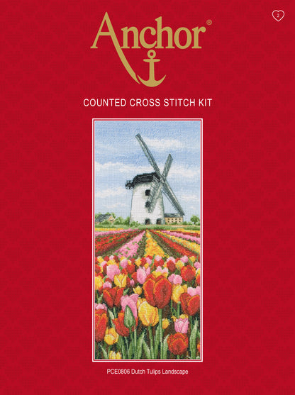 Kit de Punto de Cruz Anchor "Tulipanes Holandeses" - PCE806