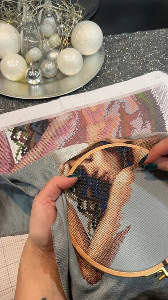 Kit de Punto de Cruz Aine "Juntos" - A1036