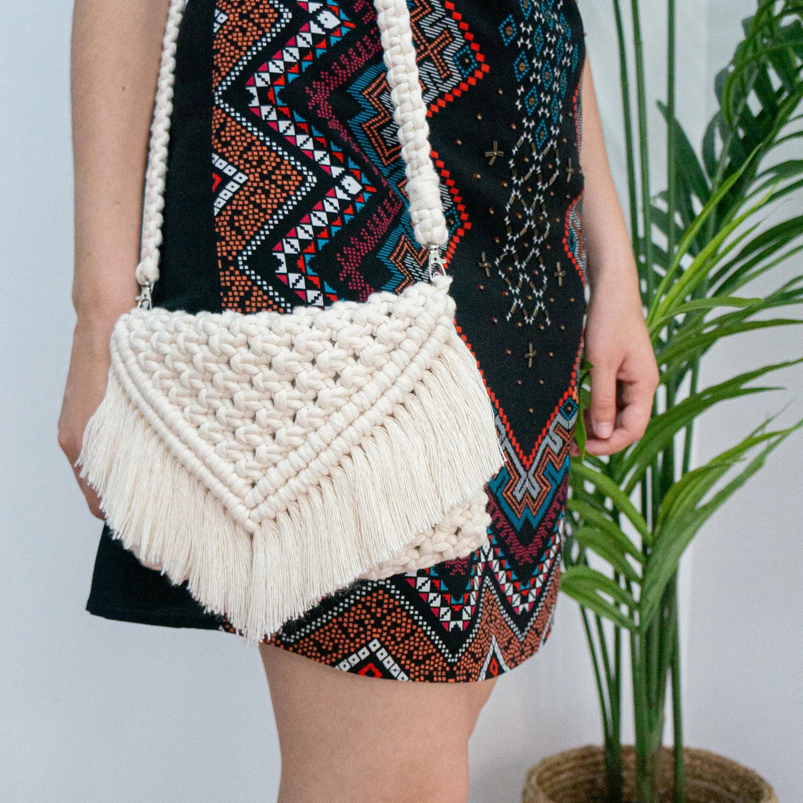 Kit de Macrame DIY Bolso Clutch Macranova ElMundoEnCruz