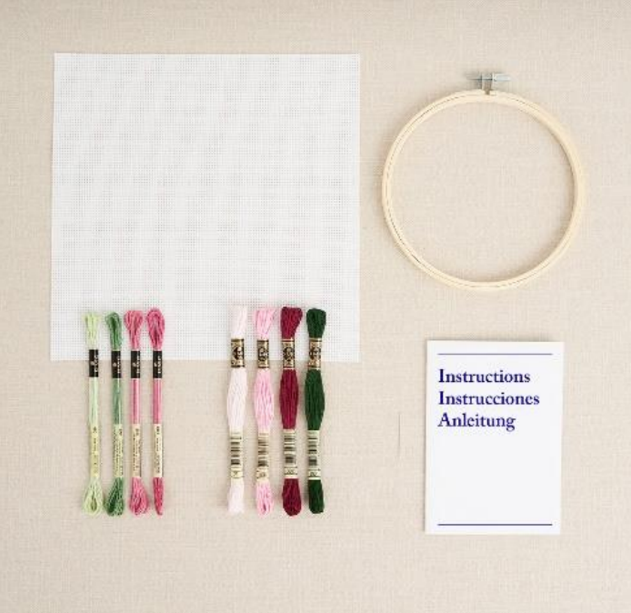 Kit de Punto de Cruz DMC "Cherry Blossom" - Colección Diseñadoras 2.0 - BK412