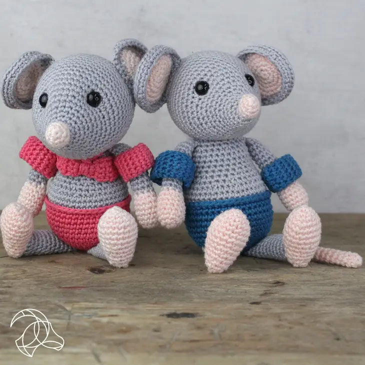 Amigurumis pareja ratones de crochet de Hardicraft
