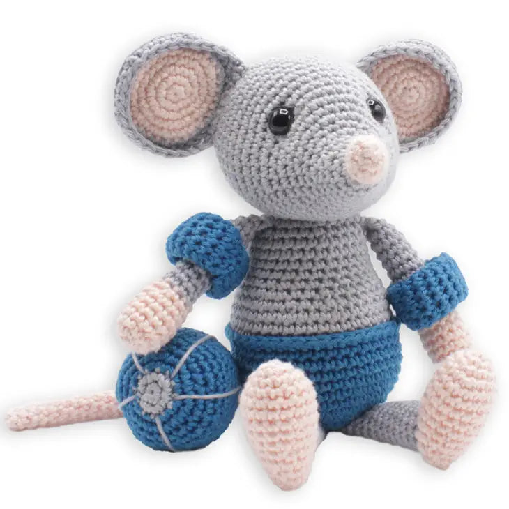 Amigurumi adorable ratón de crochet de Hardicraft
