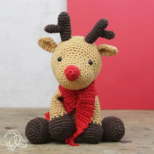 Amigurumi Reno Rudolf de crochet Hardicraft
