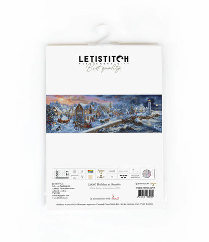 Kit de Punto de Cruz Letistitch "Holiday at Seaside" - L8007