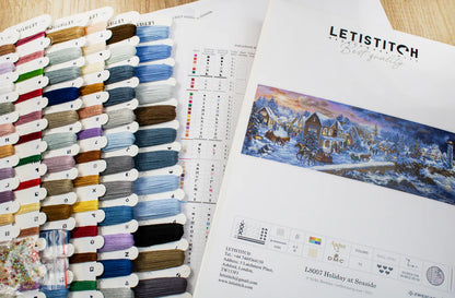 Kit de Punto de Cruz Letistitch "Holiday at Seaside" - L8007