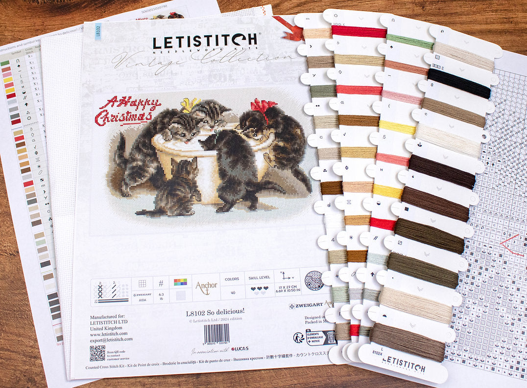 Kit de Punto de Cruz Letistitch "So delicious!" - L8102