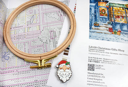 Kit de Punto de Cruz Letistitch "Christmas Gifts Shop" - L8109