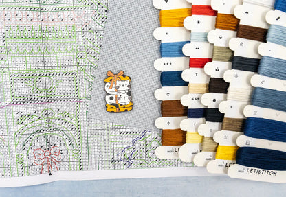 Kit de Punto de Cruz Letistitch "Navidad Victoriana" - L9953