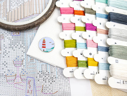 Kit de Punto de Cruz Letistitch "Seaside Harmony" - L9963