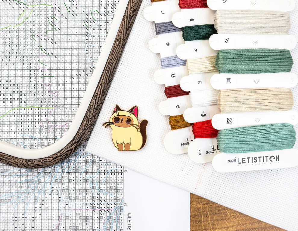 Kit de Punto de Cruz Letistitch "Siesta de Navidad" - L9966