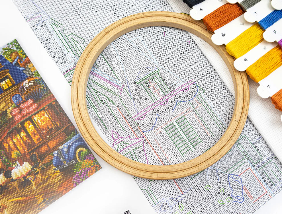 Kit de Punto de Cruz Letistitch "Después de la lluvia, París" - L9975 - ElMundoEnCruz