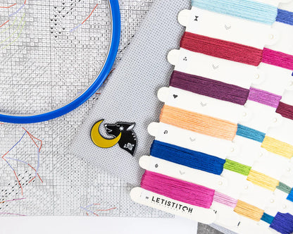 Kit de Punto de Cruz Letistitch "La Magia del Lobo" - L9976 - ElMundoEnCruz