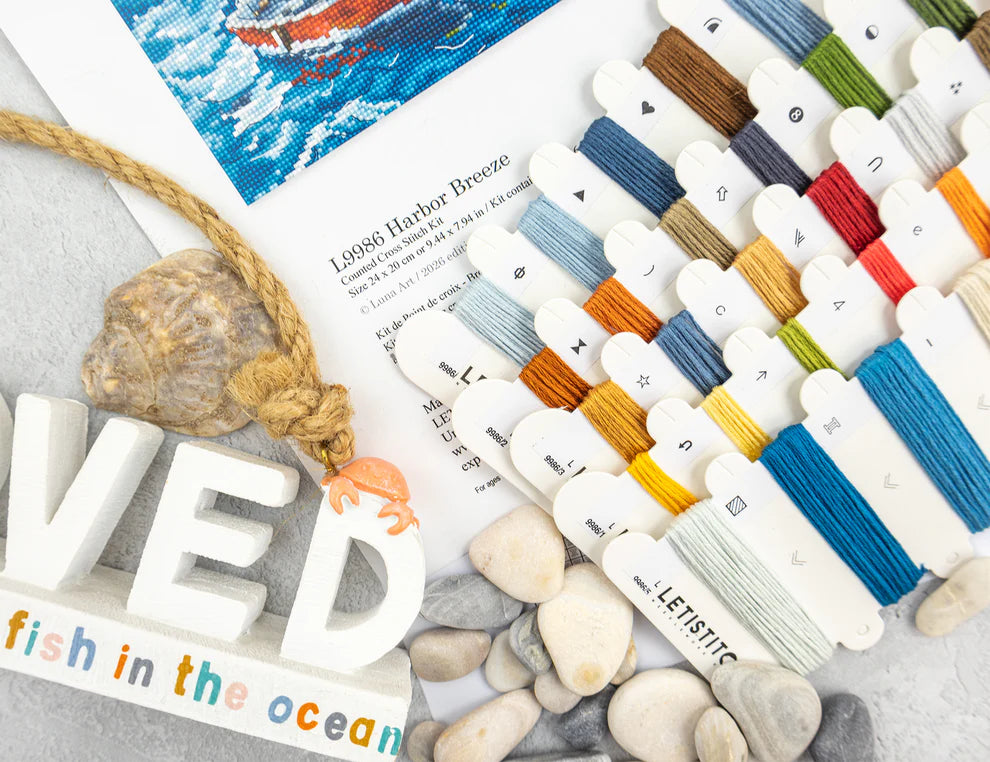 Kit de Punto de Cruz Letistitch "Harbor Breeze" L9986