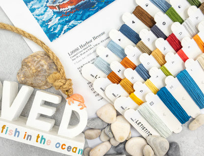 Kit de Punto de Cruz Letistitch "Harbor Breeze" L9986