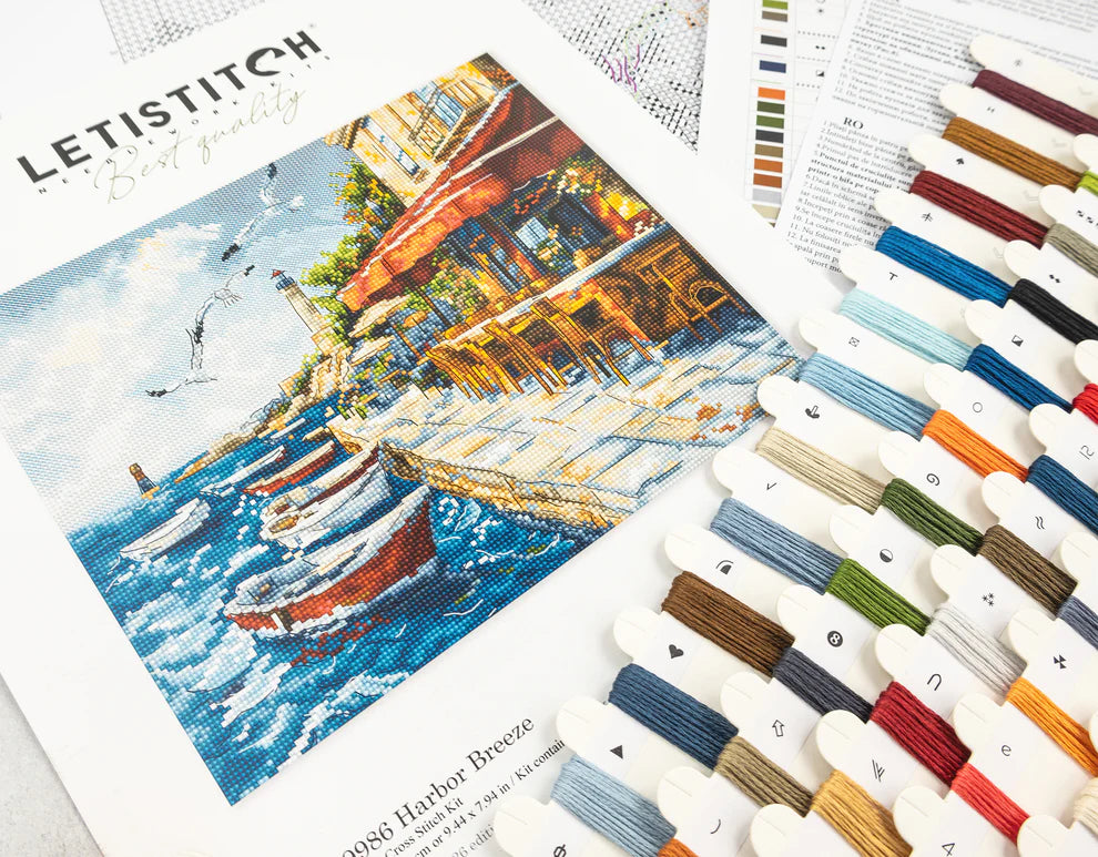 Kit de Punto de Cruz Letistitch "Harbor Breeze" L9986
