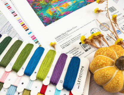 Kit de Punto de Cruz Letistitch "La Cala del Fantasma Luminoso" L9989