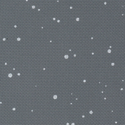 Tela Aida 18ct Splash Gris Zweigart 3793/7419 por metros, color gris antracita con motas blancas, 100% algodón para punto de cruz detallado.