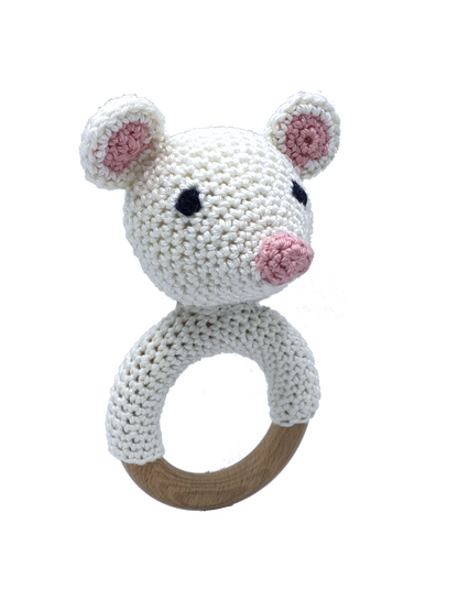 Kit Sonajero de Ganchillo - Rattle Mouse - Hardicraft