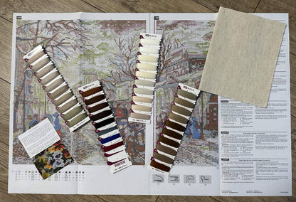 Kit de Punto de Cruz Riolis "Old Street" - 1400