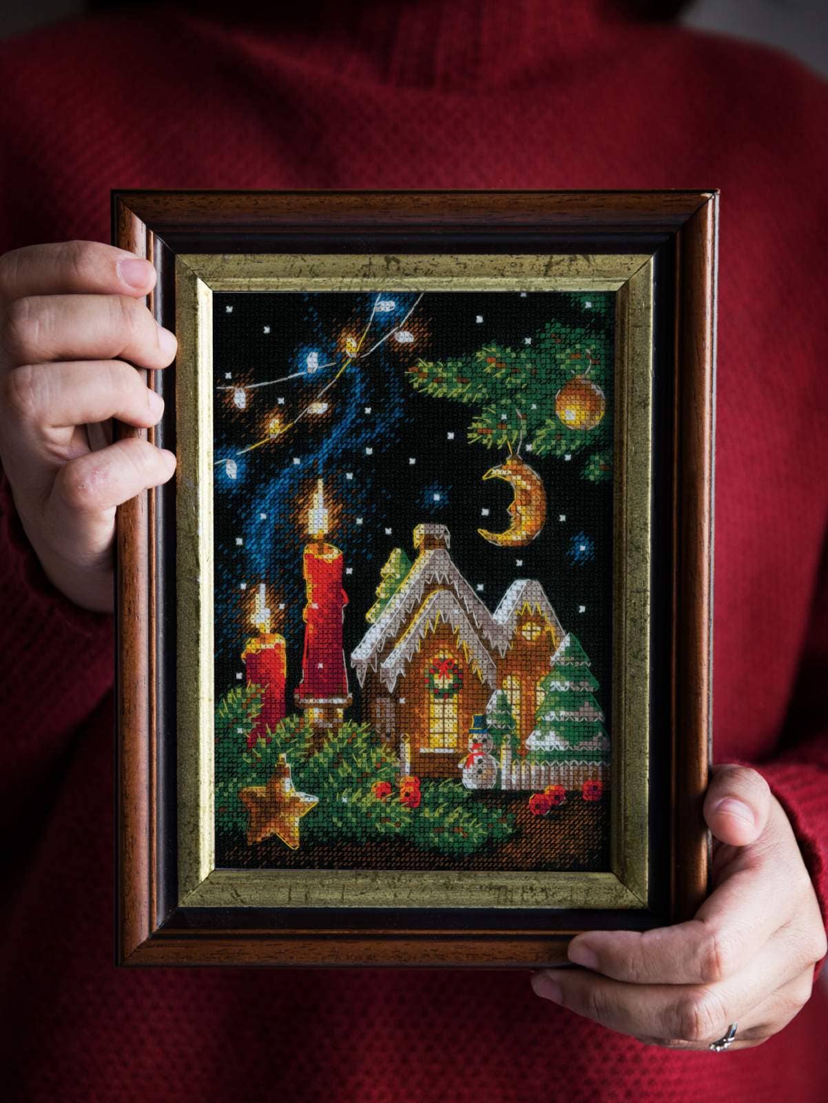 Kit de Punto de Cruz Riolis "Historia de Jengibre" - 2165