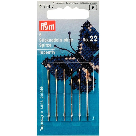 Agujas para Bordar Sin Punta PRYM - Nº22