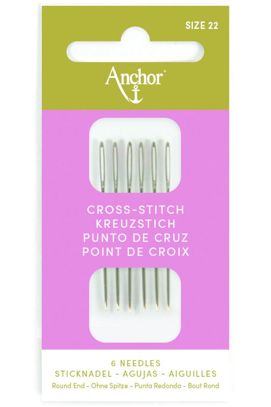 Agujas para Punto de Cruz Anchor - nº22