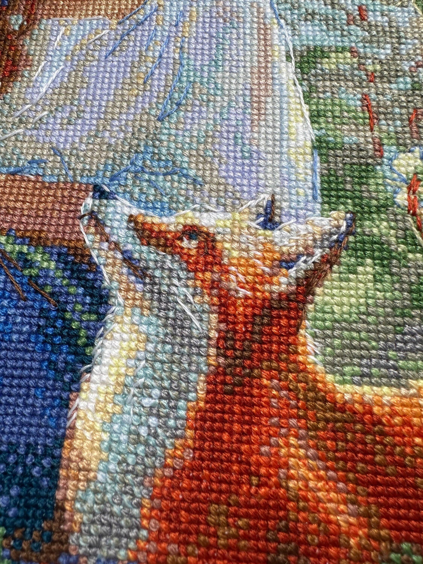 Kit de Punto de Cruz Aine "Madre Naturaleza" - A1004