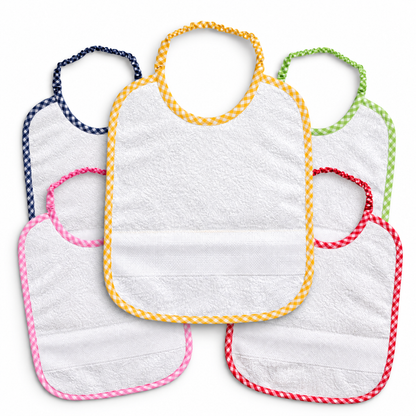 Embroidering Bib with Elastic Neckband - BM Ricami