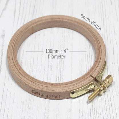 Moldura circular de madeira Nurge 8 mm