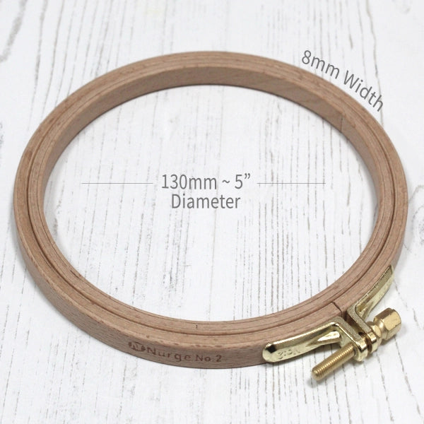 Bastidor Circular de Madera Nurge 8mm