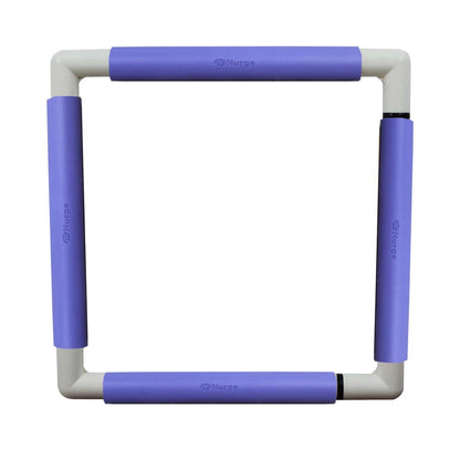 Bastidor snap frame Nurge morado 29×29 cm montado, vista frontal