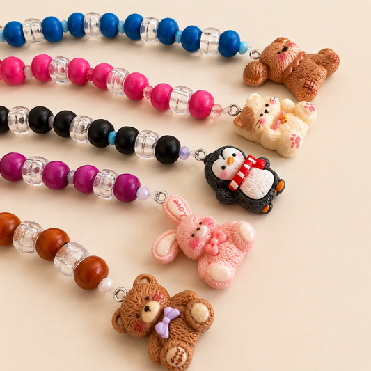 Buscatijeras de Abalorios "Animales Kawaii" - BT020