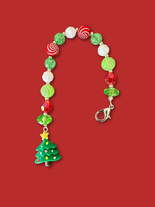 Buscatijeras de Abalorios Navideño - BT005