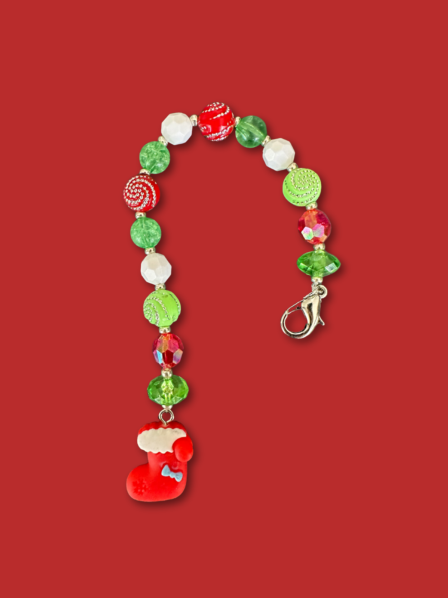 Buscatijeras de Abalorios Navideño - BT005