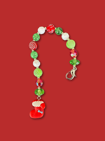 Buscatijeras de Abalorios Navideño - BT005