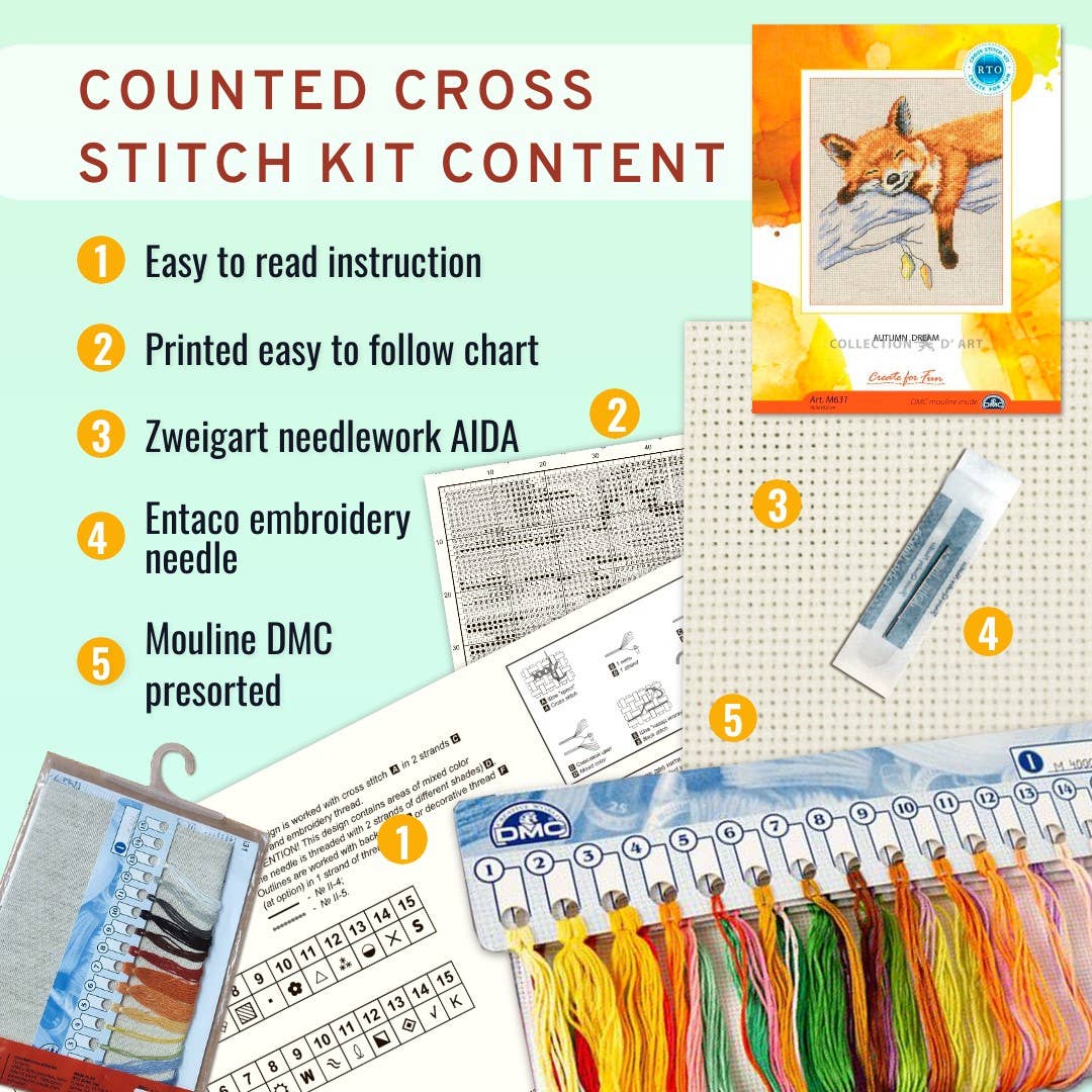 Kit de Punto de Cruz RTO "Puerto de Bodo" - M970