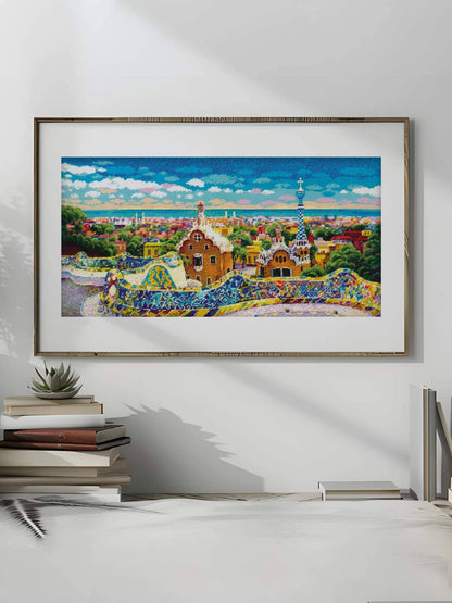 Kit de Punto de Cruz Riolis "Parc Güell" - 2199