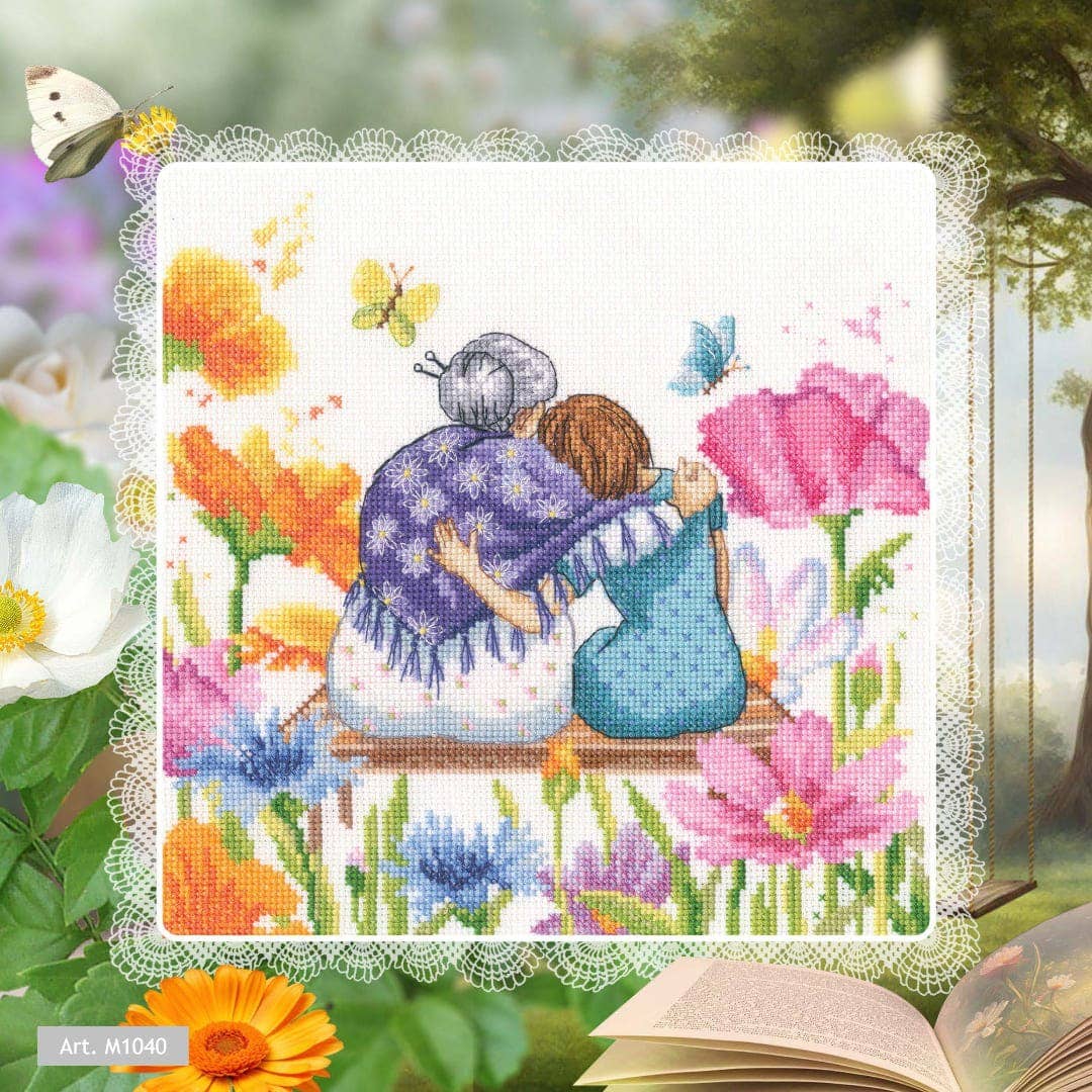 Kit Ponto Cruz RTO "Avó Dia da Mãe" - M1040