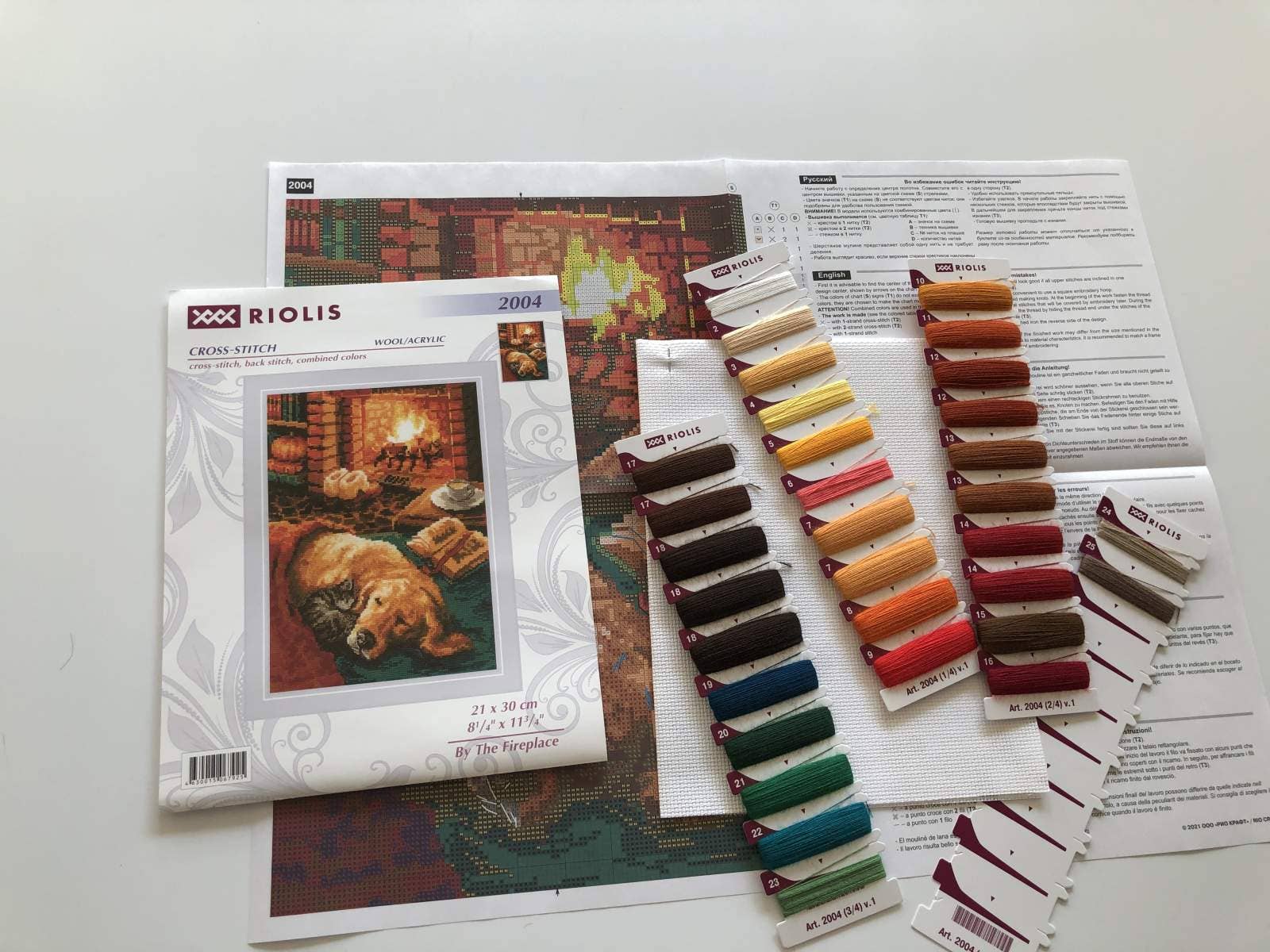 Kit de Punto de Cruz Riolis 