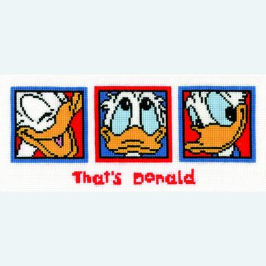 Kit punto de cruz "That's Donald" - 70942