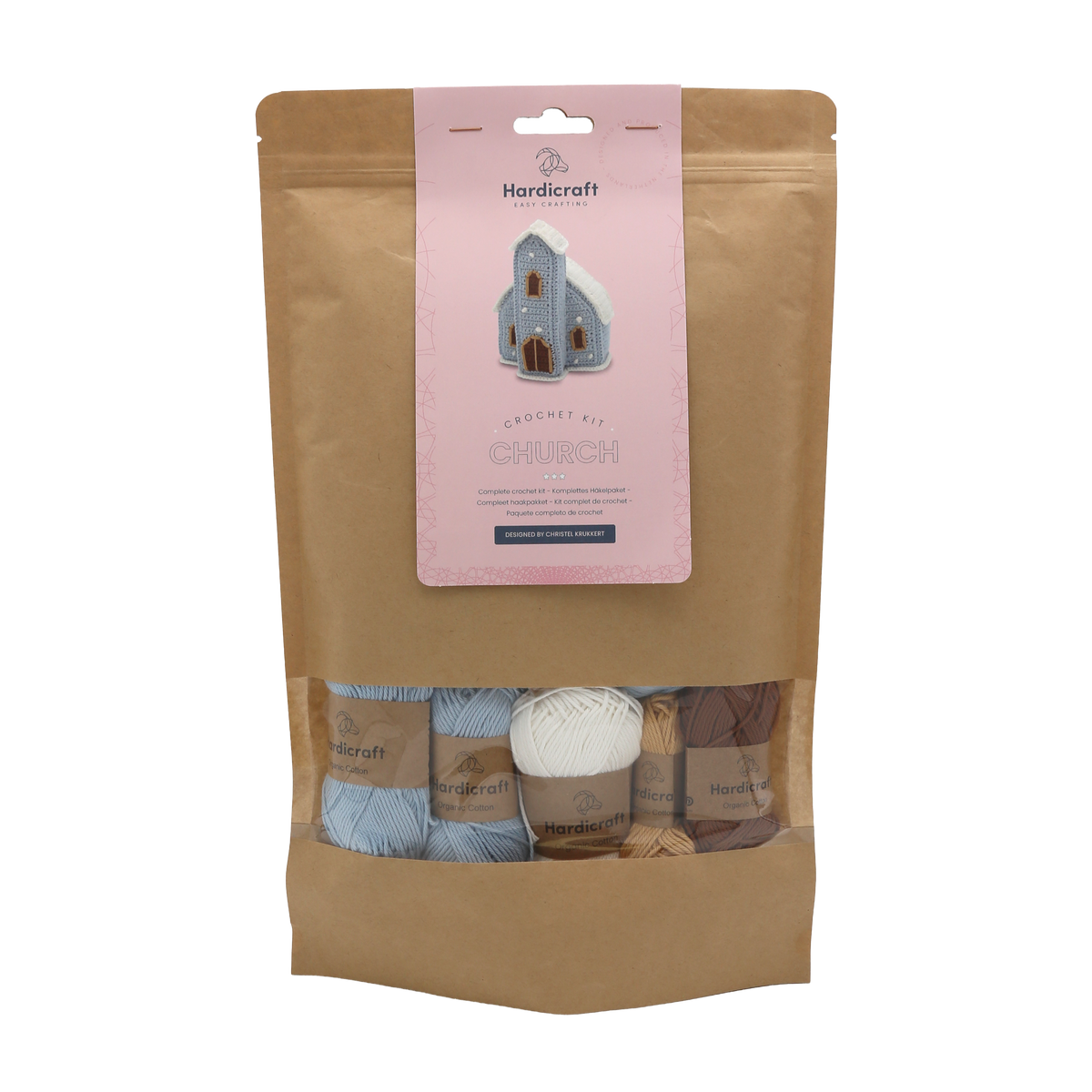 Kit de Ganchillo - Iglesia del Pueblo Navideño - Hardicraft