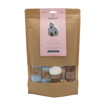 Kit de Ganchillo - Iglesia del Pueblo Navideño - Hardicraft