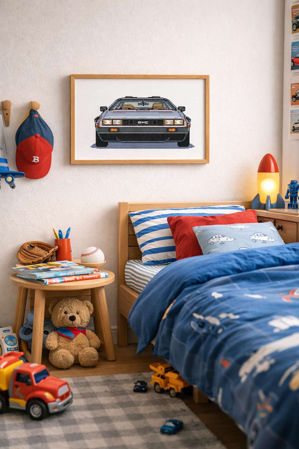 Patrón de Punto de Cruz "Delorean Regreso al Futuro" - CrossGuidetPatterns