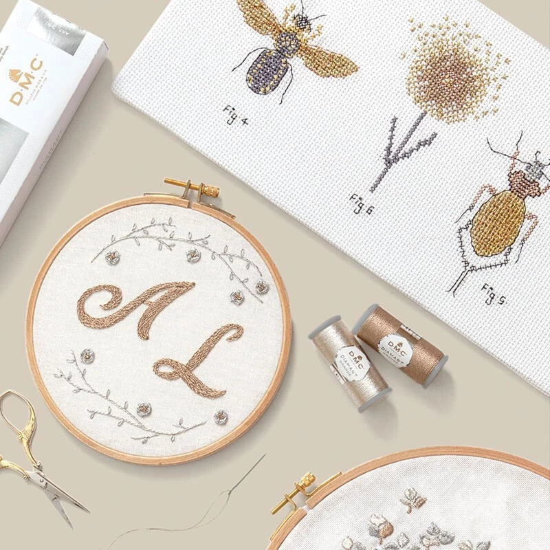 DMC Diamant Grandé - Bobina de Hilo Metalizado