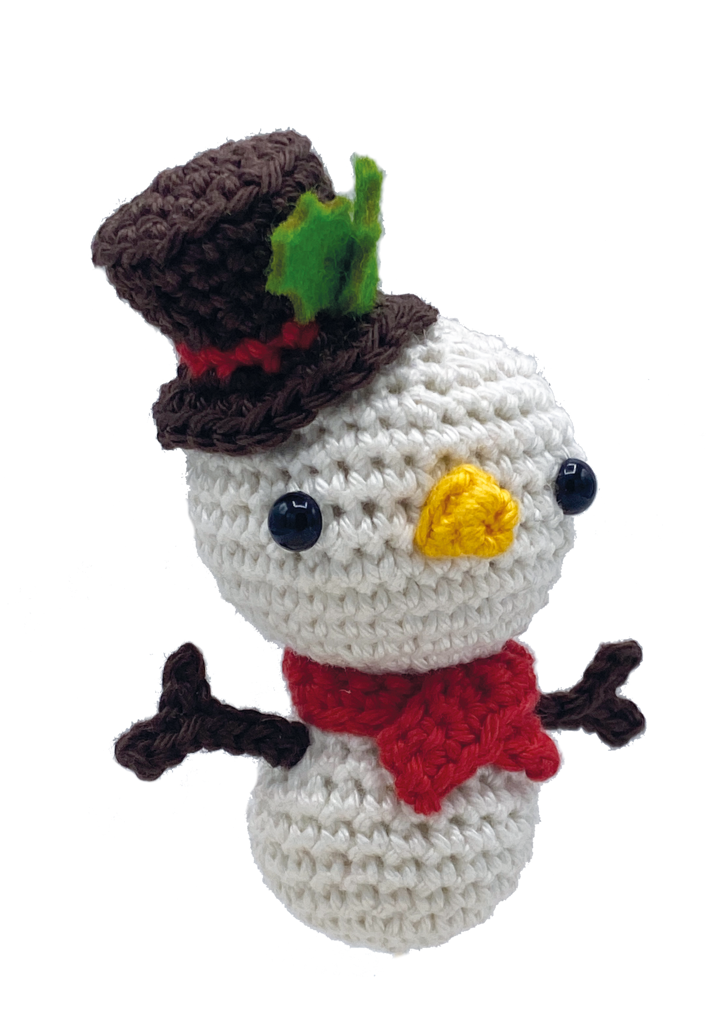 Kit de Ganchillo - Amigurumi: Mini Muñeco de Nieve - Hardicraft