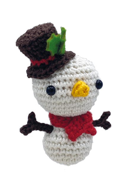 Kit de Ganchillo - Amigurumi: Mini Muñeco de Nieve - Hardicraft