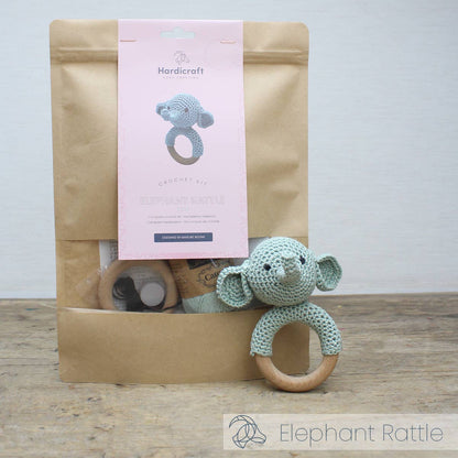 Kit Sonajero de Ganchillo - Rattle Elephant - Hardicraft