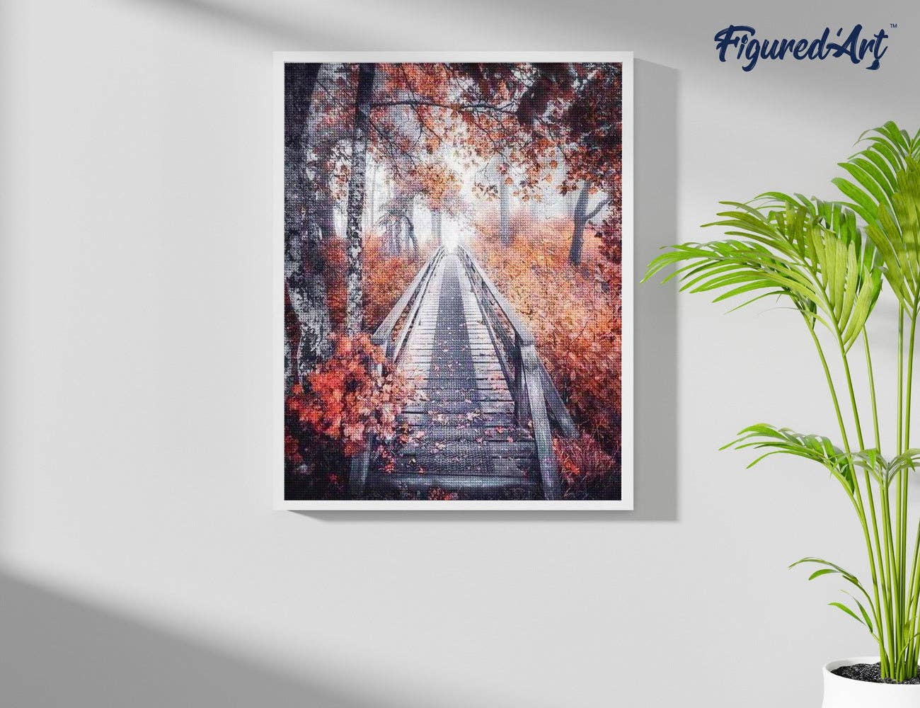 Kit de Punto Diamante Figured’Art "Sendero del Bosque" 40x50cm