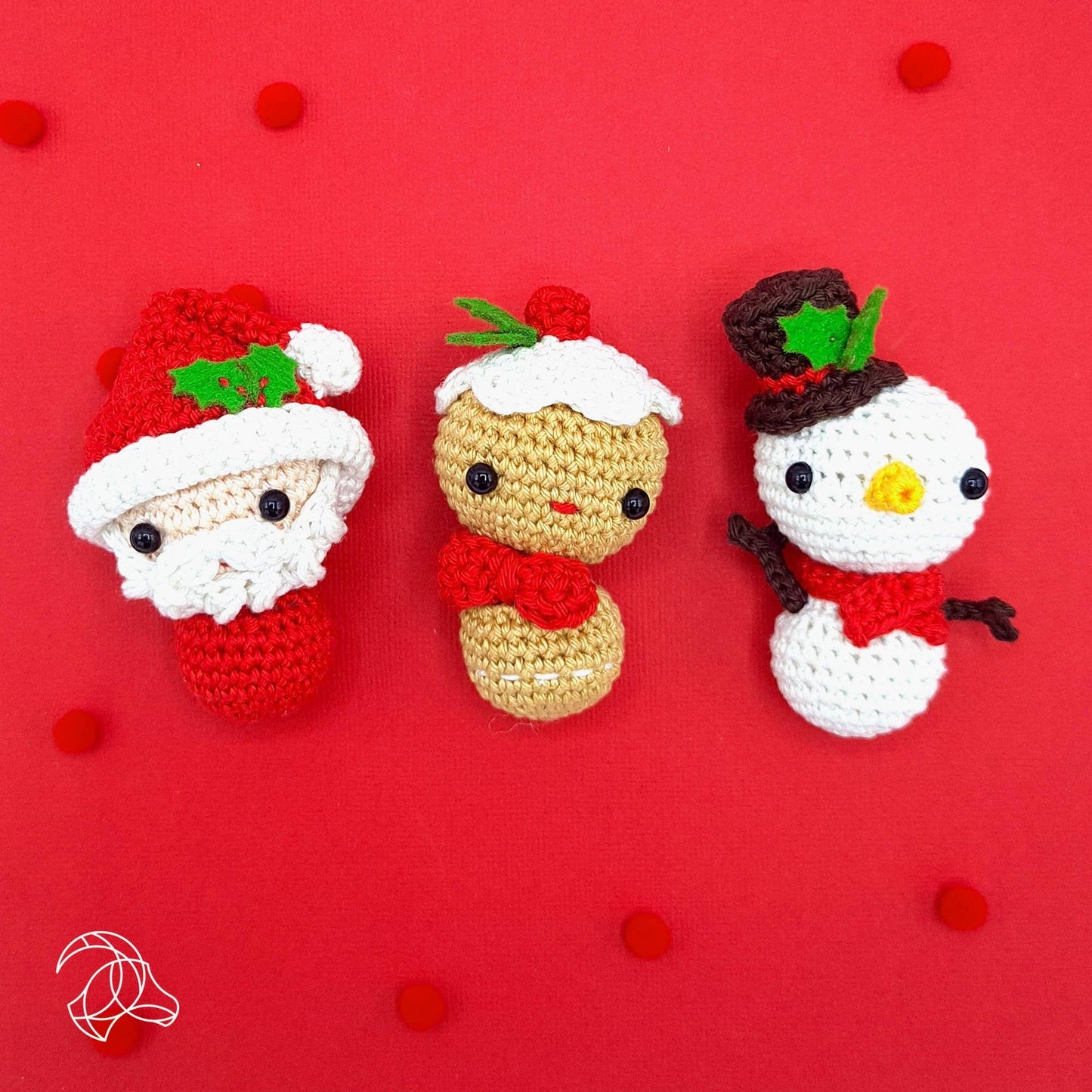 Kit de Ganchillo - Amigurumi: Mini Papá Noel - Hardicraft